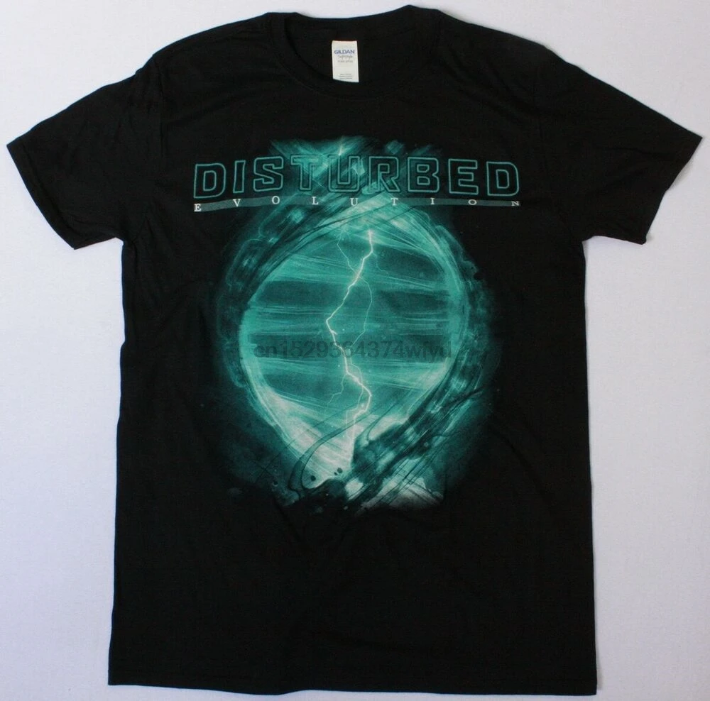 Измененная Эволюционная черная футболка альтернативный тяжелый металлический
