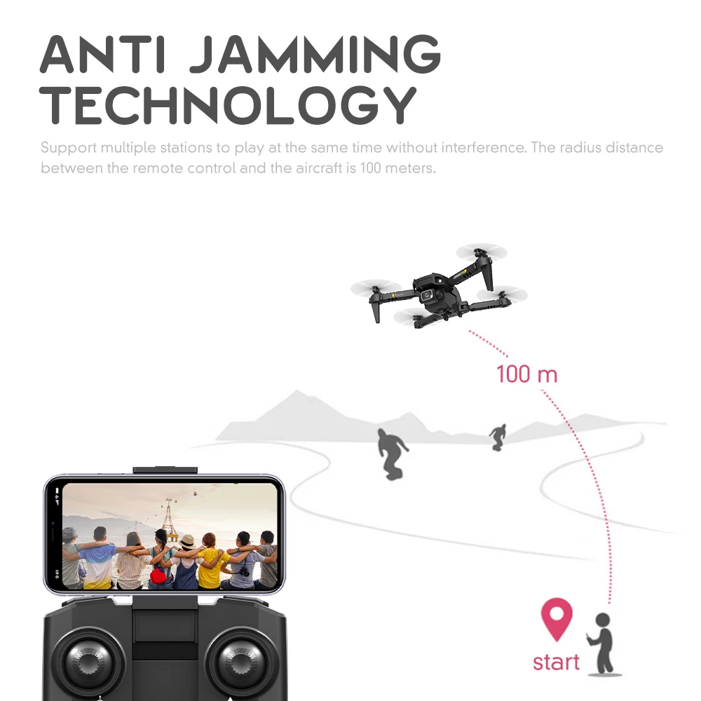 

Mini Drone With Camera 4K HD Wifi FPV Smart Selfie UAV Foldable RC Quadcopter Drone 4k Gps Profissional Dron Aircraft Helicopter