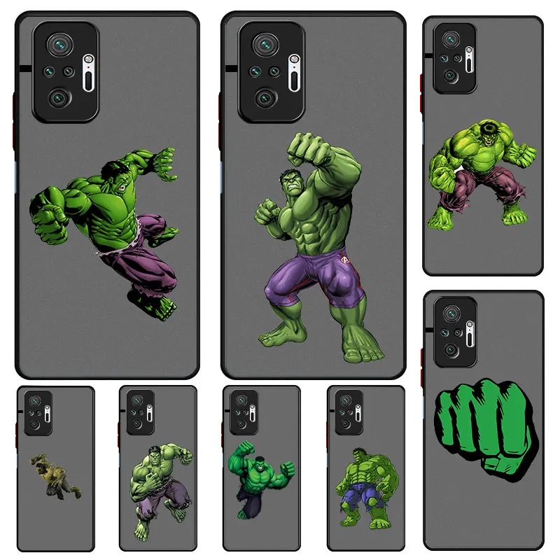 Чехол для телефона Xiaomi Redmi Note 9S 9 8 2021 10 11 Pro 9T k40 7A 9C полупрозрачный матовый чехол Marvel