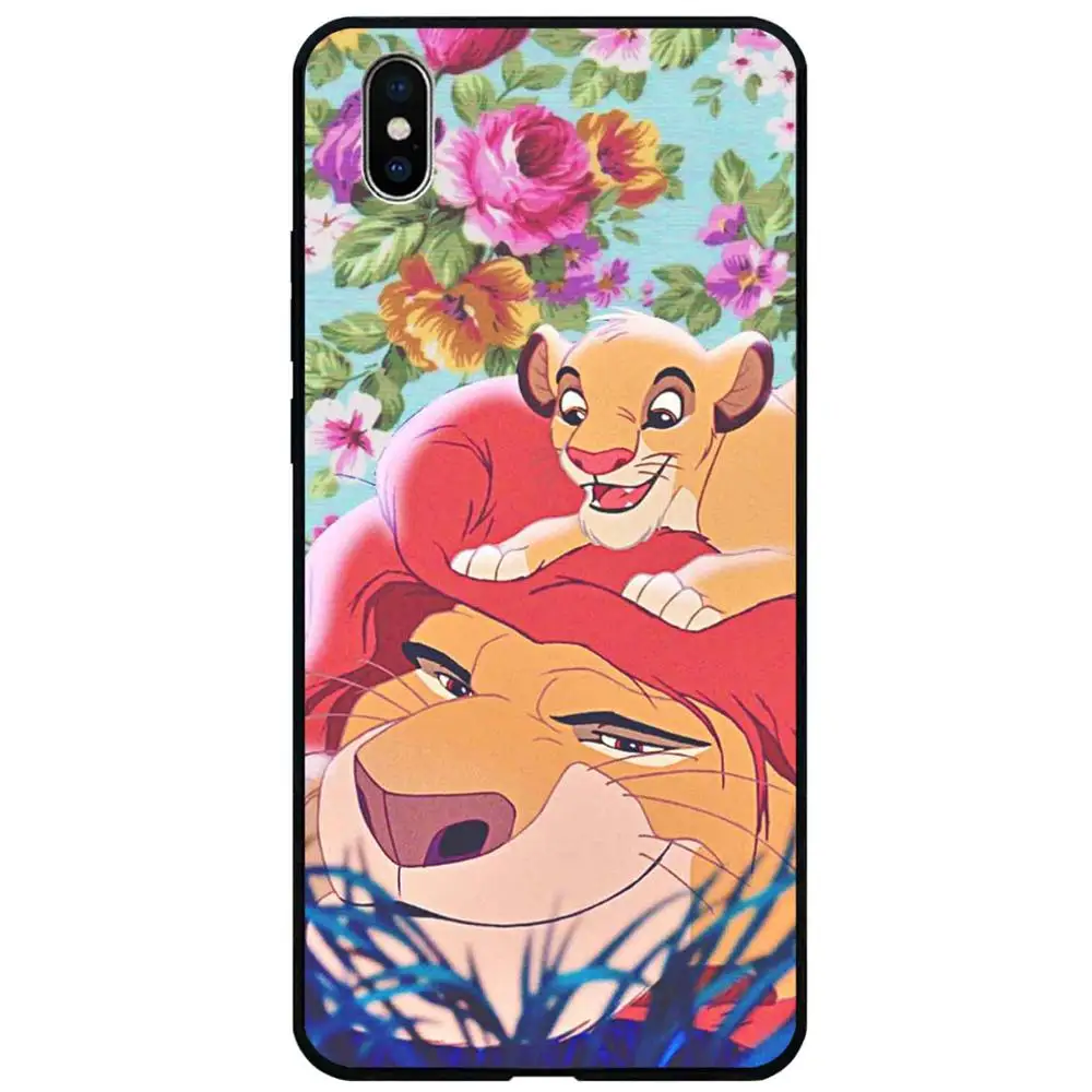 P0223I Милый мультяшный силиконовый чехол для iphone xr x xs max 8 plus 7 7plus 6 6s 11 pro max THE LI0N KING анти-осень мягкий чехол на заднюю панель телефона - Цвет: P0223I