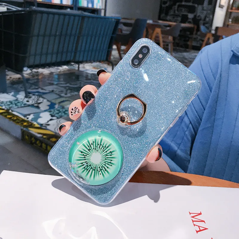 Для Moto G7 плюс G7 один Мощность G5 G5S G6 Z2 Z3 играть плюс P30 Примечание E3 E4 чехол с сияющими блестками кольцо крышки