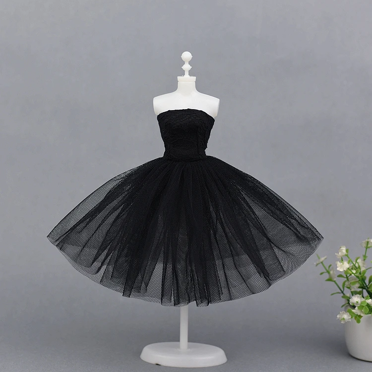 Изумительное черное платье юбка кружевное вечернее свадебное принцессы модная