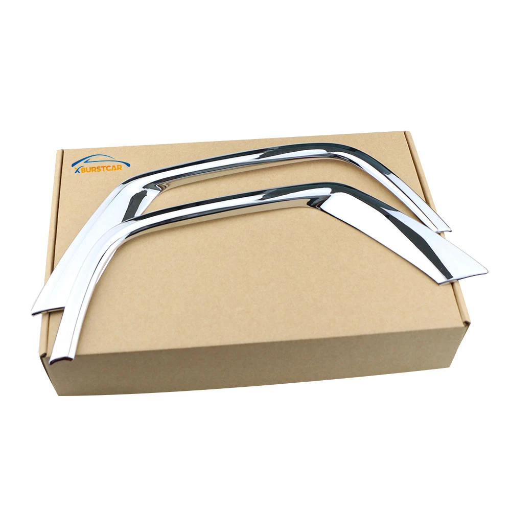 

Xburstcar Auto Fog Light Covers Sticker For Jeep Compass 2th 2017 - 2020 ABS Car Front Fog Lamps Protective Cover Accessories