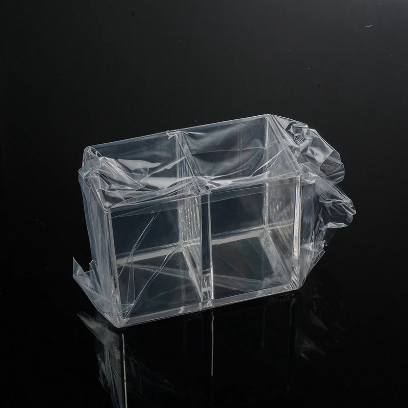 

Clear Acrylic Makeup Brush Holder Pen Pencil Cup Holder Cosmetic Storage Case Desktop Stationery Organizer Compartments for Home