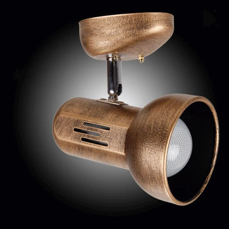 Настенные светильники с дорожками освещение для гостиной в европейском ретро