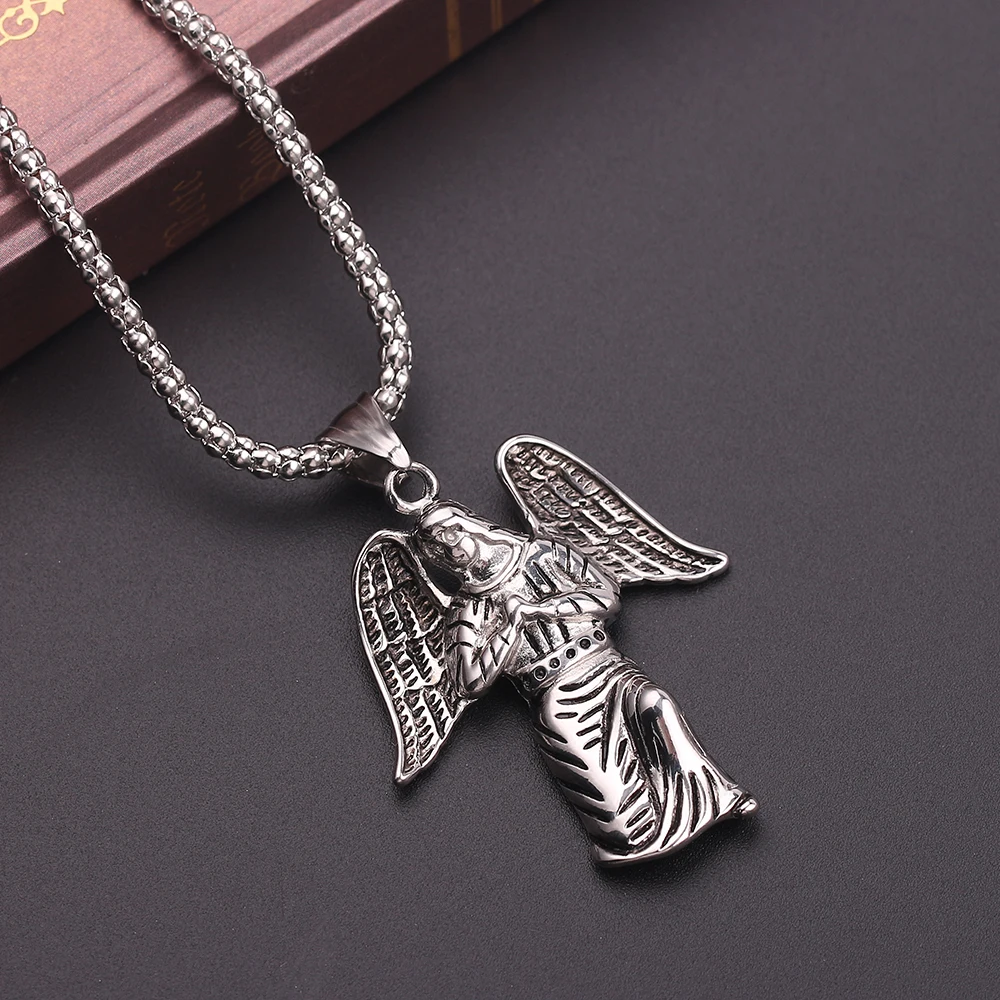 Оптовая продажа 10 шт. Дева Мария сердце крыло фотоэлемент для женщин и мужчин