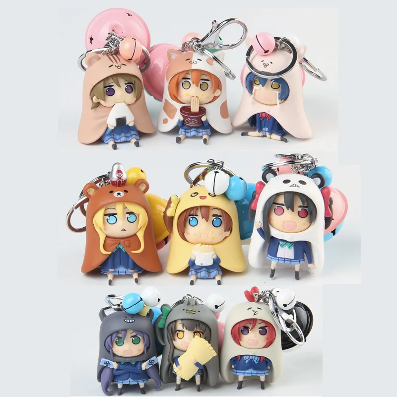 Аниме Sankaku Head Himouto! Umaru chan мультипликационный персонаж дома Умару 9 стилей брелок
