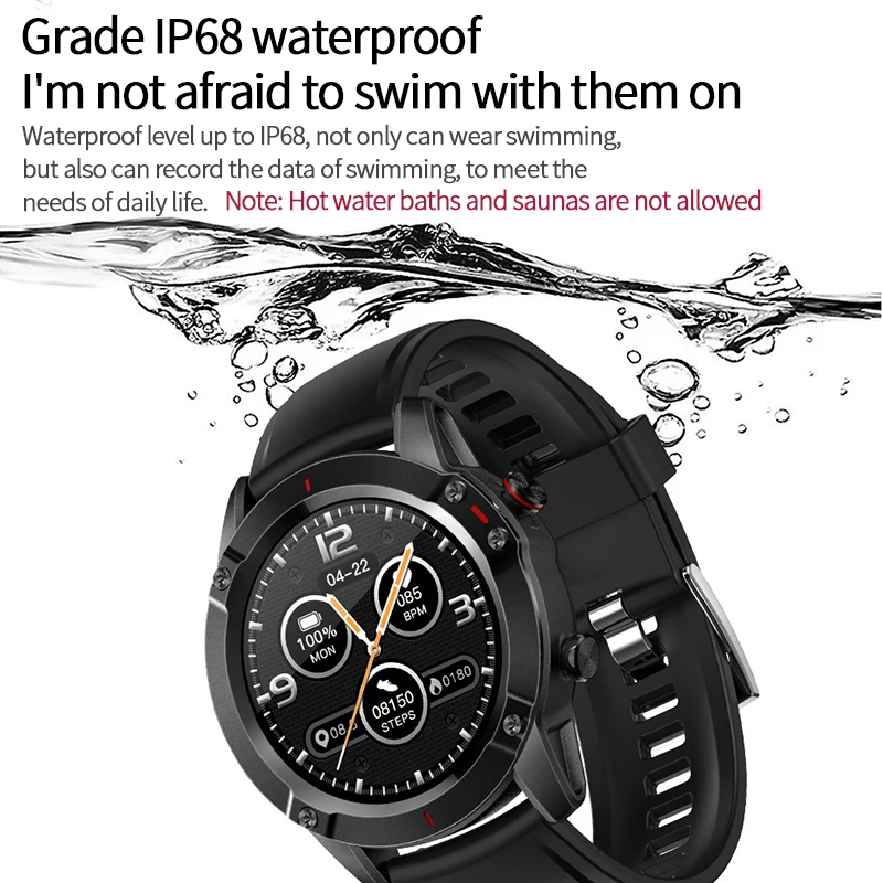 1 28 дюймовые Смарт-часы G20 IPS спортивные часы Bluetooth звонок Водонепроницаемый