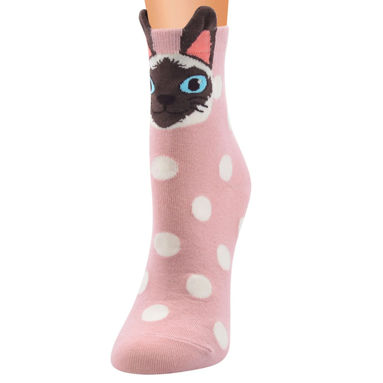 

Unisex Women Casual Print Cotton Lady Socks Comfortable Cartoons Sports Socks