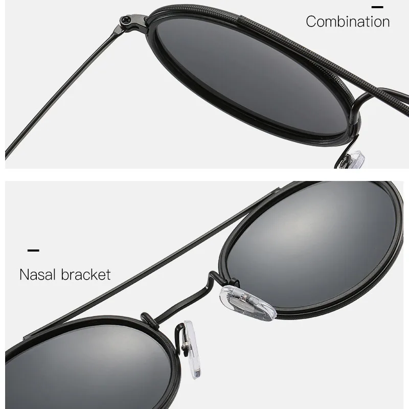 Солнцезащитные очки поляризационные для мужчин и женщин классические винтажные