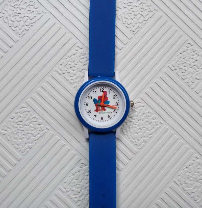 Dropshipping Spiderman Cartoon Baby Watch Kids Watches Children Rubber Quartz Boys Girls Gift Hour Reloj Montre Relogio | Наручные часы