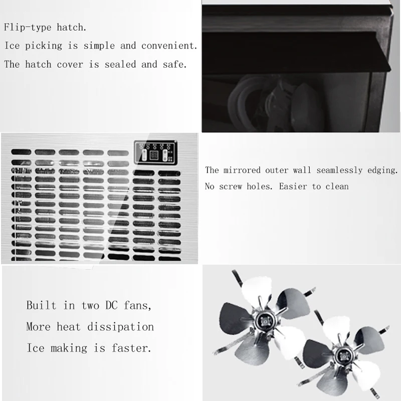 Новое поступление коммерческая машина для производства льда чайного магазина