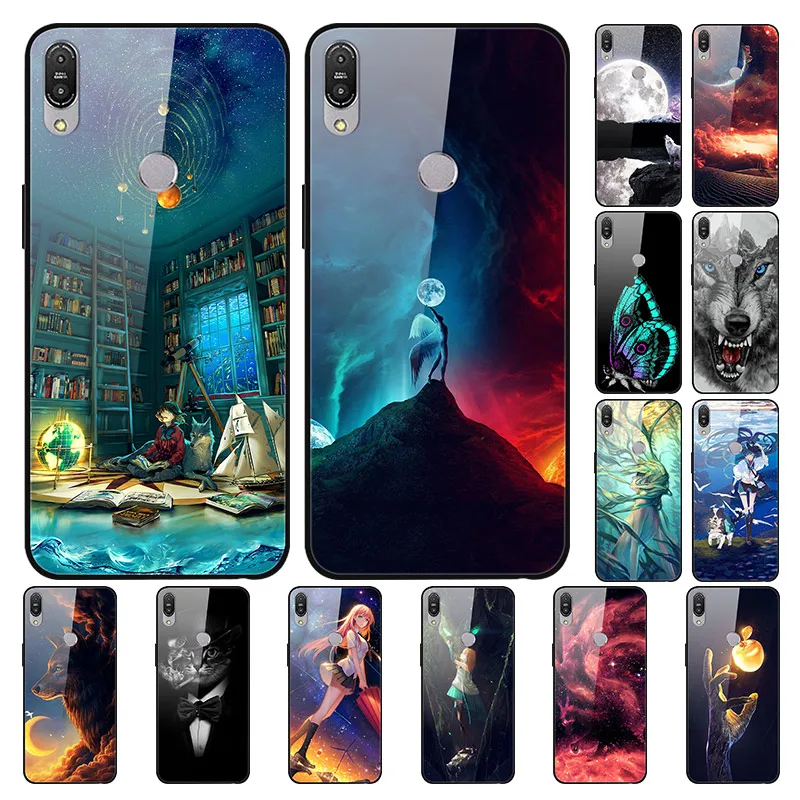 Чехол для Asus Zenfone Max Pro M1 ZB601KL ZB602KL закаленное стекло жесткая задняя крышка M2 ZB631KL