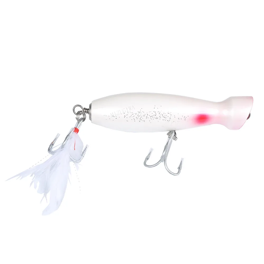 MIZUGIWA деревянная приманка для рыбалки Поппер ручная работа рыболовные