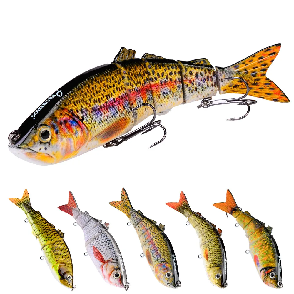 

26cm/177g Large Size Lure Bait Plastic Bionic Hard Bait Fresh Water Sea Water Weever Eat Bait 6-color Multi-section Fish