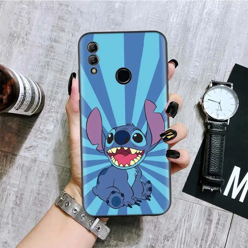Disneys лучшие продавая Милая Черная крышка чехол для телефона для huawei Y9 Y5 Y6 Y7 Honor 10 9 Lite 9X8X8 S 8A фотоаппаратов моментальной печати 7S 7A 10i 20i V20 Coque Капа