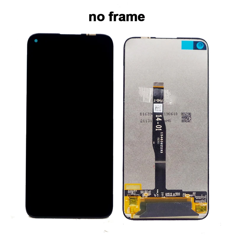 Сменный сенсорный ЖК-экран для Huawei P40 Lite 6 4 дюйма с рамкой Nova SE дигитайзером в