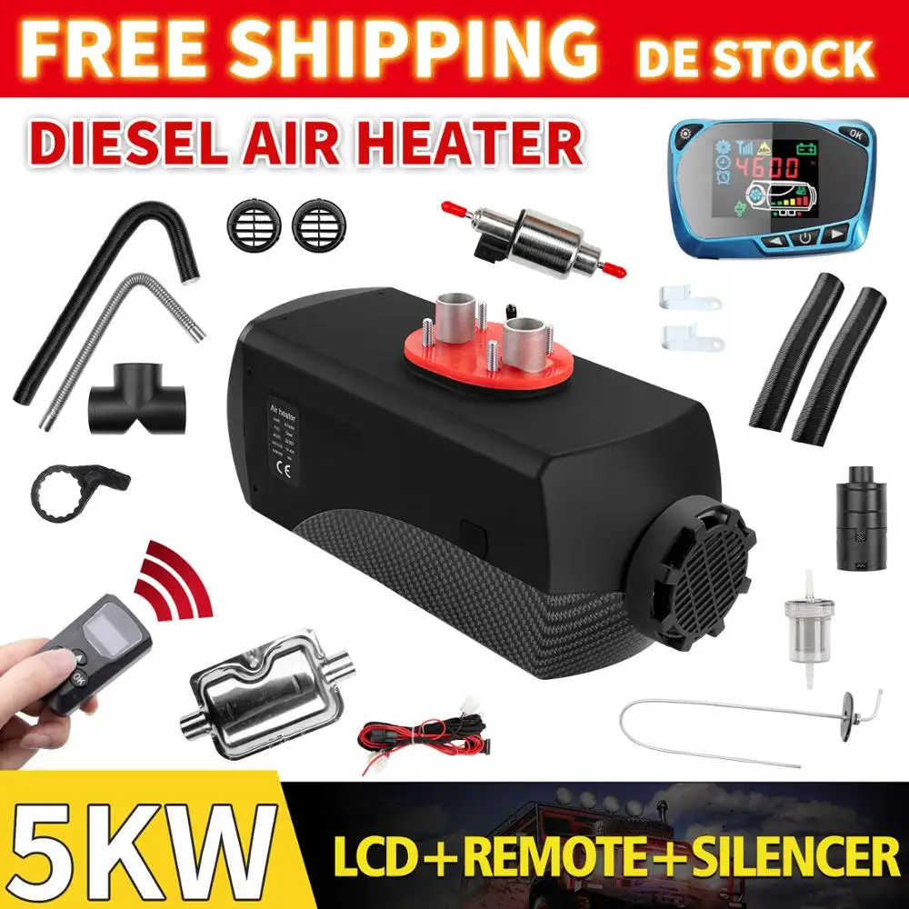 Обогреватель Renoster 12 В 5 кВт воздушный дизельный парковочный автомобильный