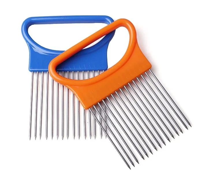 Томатный лук овощи слайсер режущий держатель для помощи руководство резак