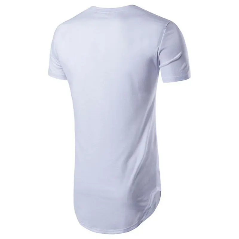 

Men's Cotton Blend Solid T Shirt Summer Short Sleeve Beach Party Casual Shirts