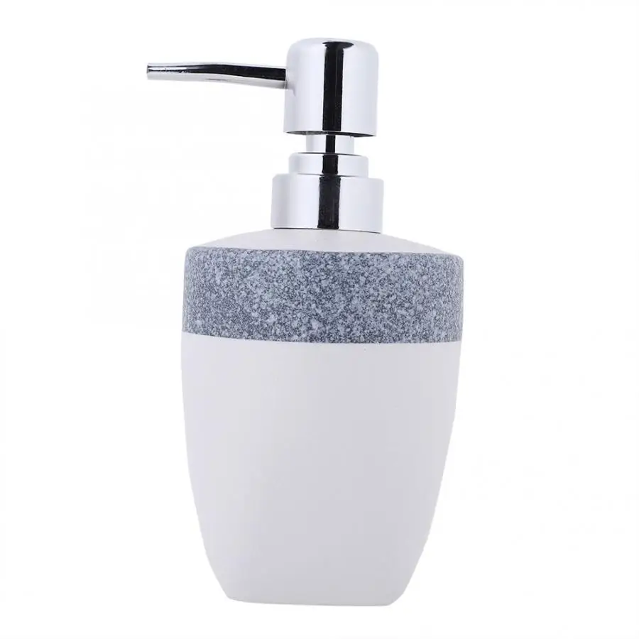 Liquid Soap Dispenser European style Bathroom Home Hotel Soap Pump Lotion Shampoo Container Bottle Hand Wash Dispenser - Цвет: Синий