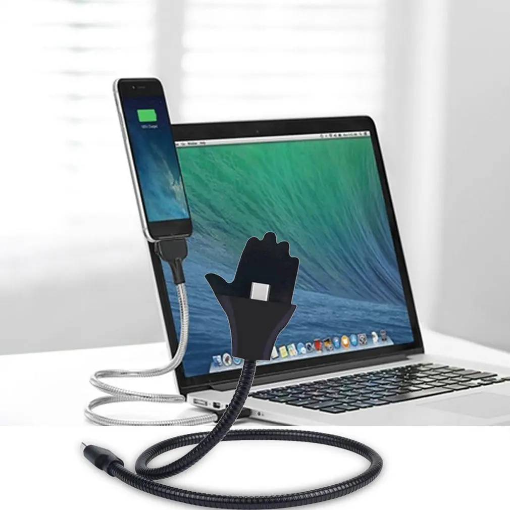 Подставка USB Type C кабель для Huawei P40 Pro Mate 30 P30 iphone type c Android Быстрая зарядка зарядный