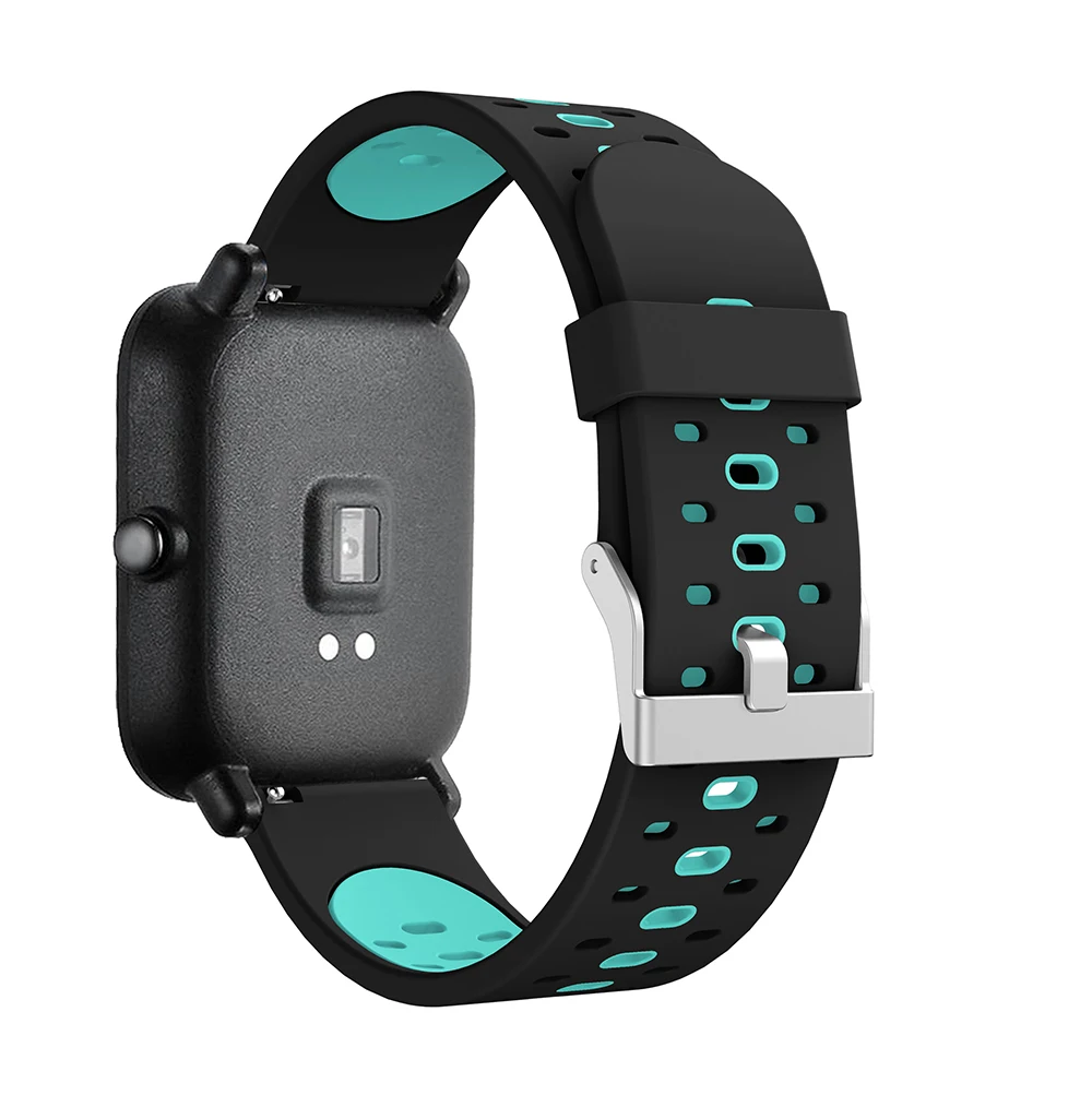 

Silicone Band Strap For Huami Amazfit GTR 42mm Amazfit BIP Smart Watch Replacement Watchband Sport Breathable Bracelet Belt 20mm
