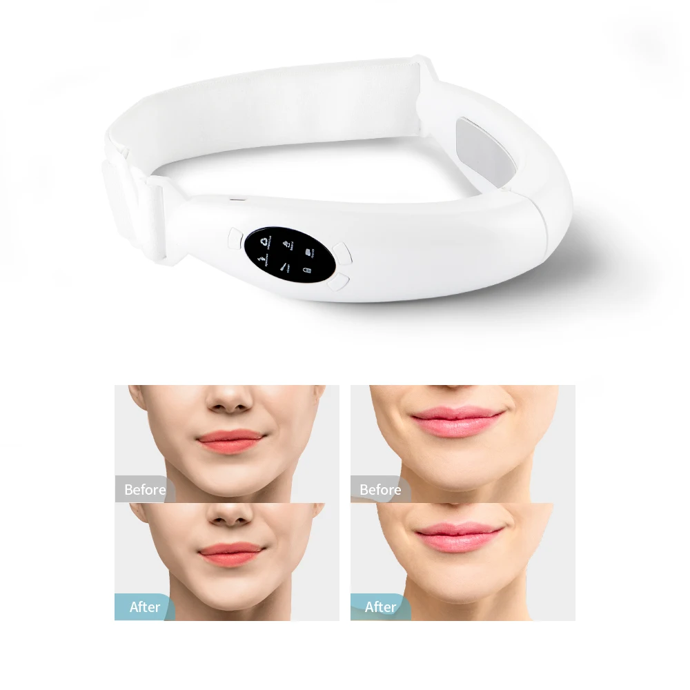Электрический v-образный тонкий массажер для лица похудения лифтинг v-образная