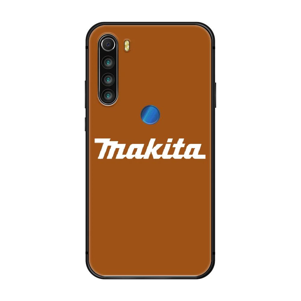 

Makita brand Phone Case Cover Hull For XIAOMI Redmi 7a 8a S2 K20 NOTE 5 5a 6 7 8 8t 9 9s pro max black waterproof tpu funda soft