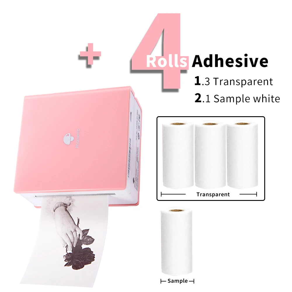 

Pocket Printers Mobile Mini Photo Maker Machine Phomemo M02 Thermal Printer Handheld Photo Printers Sticker Makers