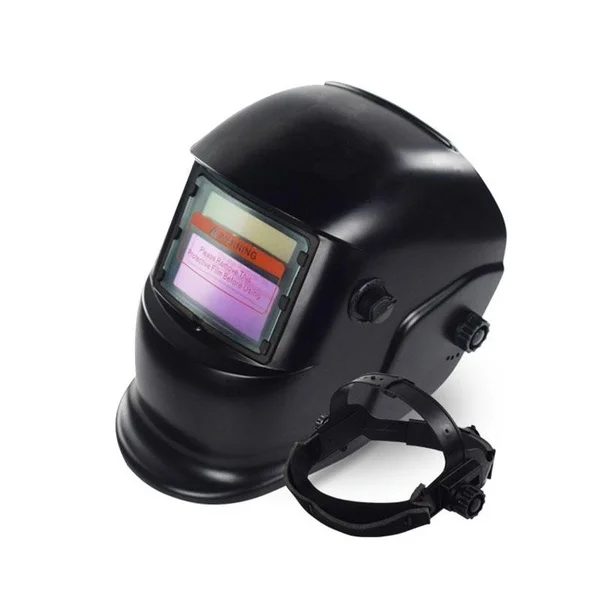 

Panoramic 180 Large Viewing Welding Helmet Solar Powered Welder Mask Auto Darkening Welding Hood Side View