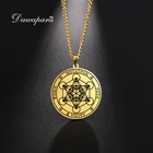 Мужское ожерелье Dawapara Archangel Metatron Angel of Life, подвеска с котиком Соломона, ювелирные изделия из нержавеющей стали, ожерелье Викинг