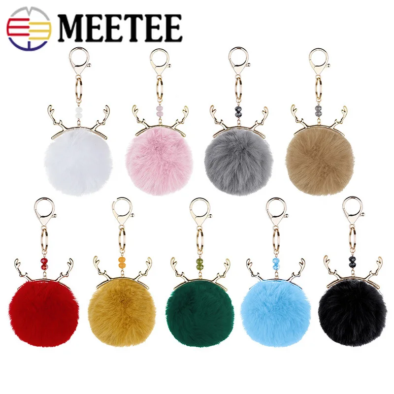 Meetee 2 шт. металлический крючок уплотнительное кольцо брелок пряжки Hairball