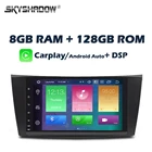 Carplay DSP 4G LTE DSP Android 8. 0 8 ГБ + 11,0 ГБ 8-ядерный автомобильный DVD-плеер GPS карта RDS радио Bluetooth для Benz W211 W219 W209 128-2004