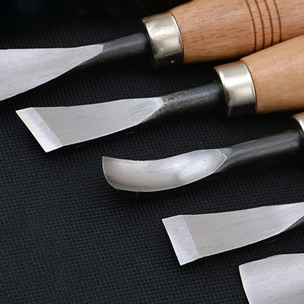 6 шт./компл. Прочные ручные деревообрабатывающие плотники ручная резьба по дереву