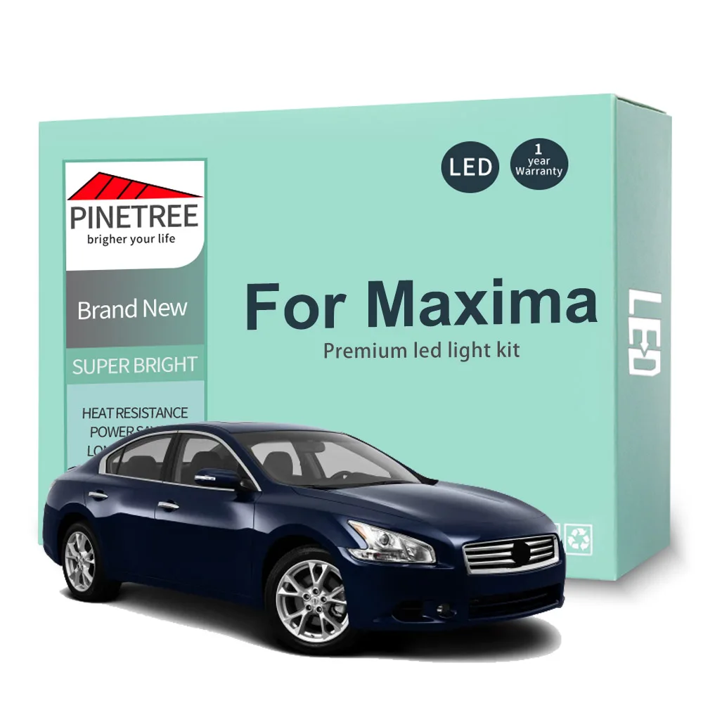 Комплект светодиодного освещения для салона Nissan Maxima 1989 2014 купольная лампа чтения