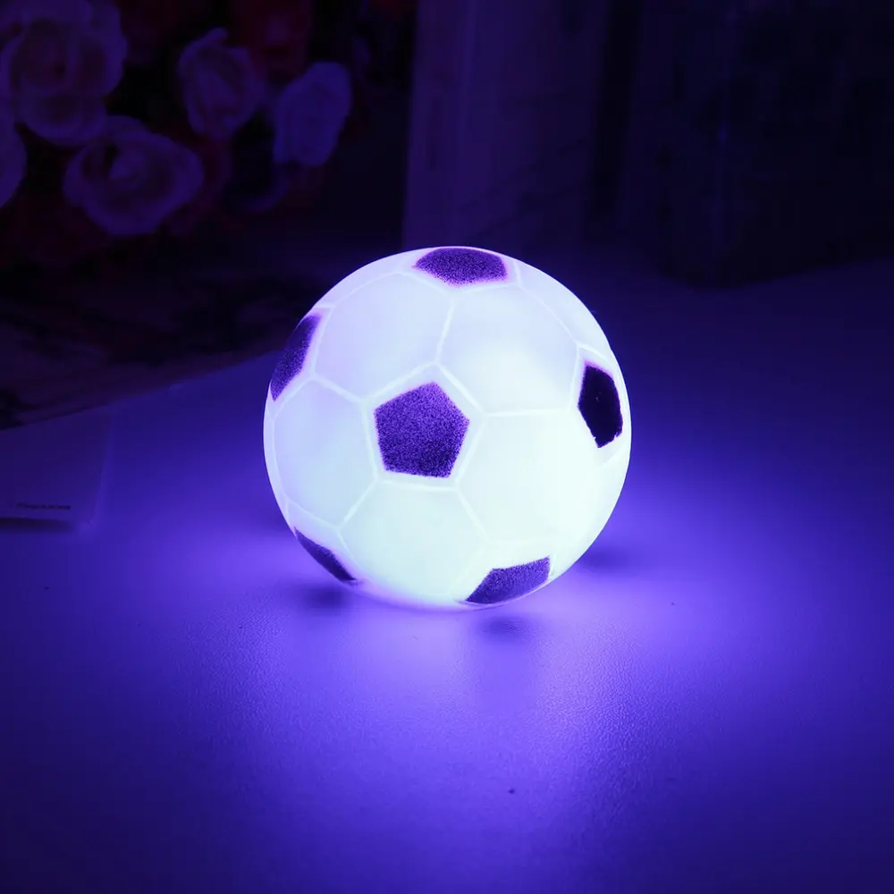 

ICOCO Quality Colors Changing Football LED Night Light Mood Party Christmas Home Decoration Nightlight Lamp Great Gift for Kids