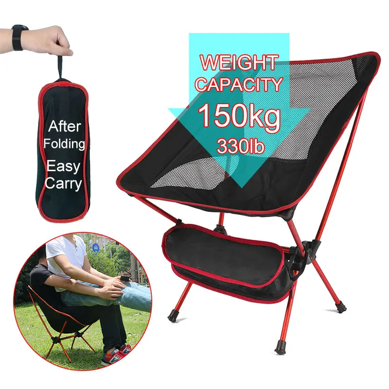 

Легкий складной пляжный стул для активного отдыха, рыбалки, пикника, барбекю, повседневные садовые стулья