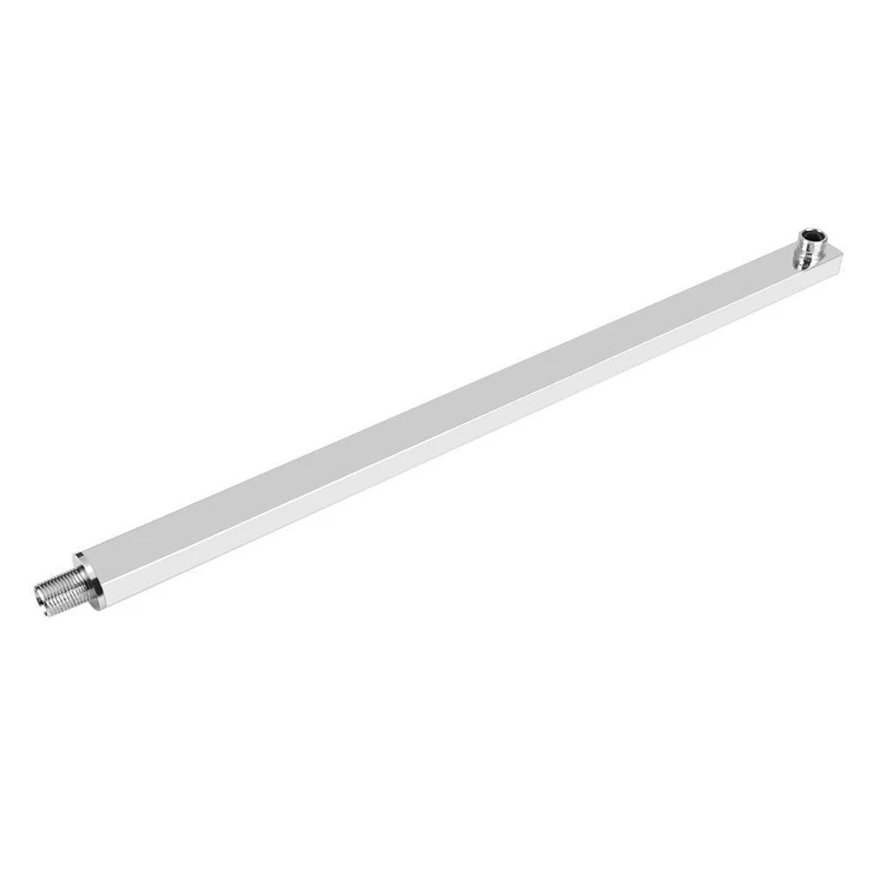 

New 40 Cm Square Shower Arm Extension Arm Wall Mount For Rain Shower Head Shower Rod Rainfall Shower Head Arm Chrome