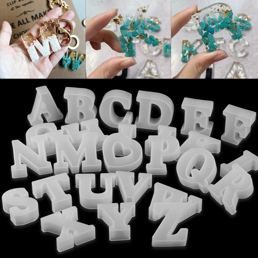 

2 размера, силиконовые формы в виде букв алфавита и цифр, кристалл, подвеска из эпоксидной смолы, форма для брелока, материалы для изготовления ювелирных изделий своими руками