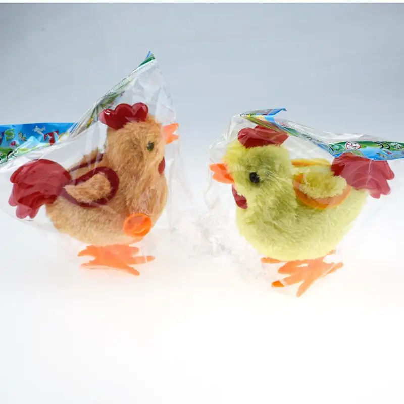 Juguete educativo de peluche para ni&ntilde;os, juguete de peluche con mecanismo de relojer&iacute;a, salto y juguete que camina, juguete para regalo, Color aleatorio, 1 Uds.-5