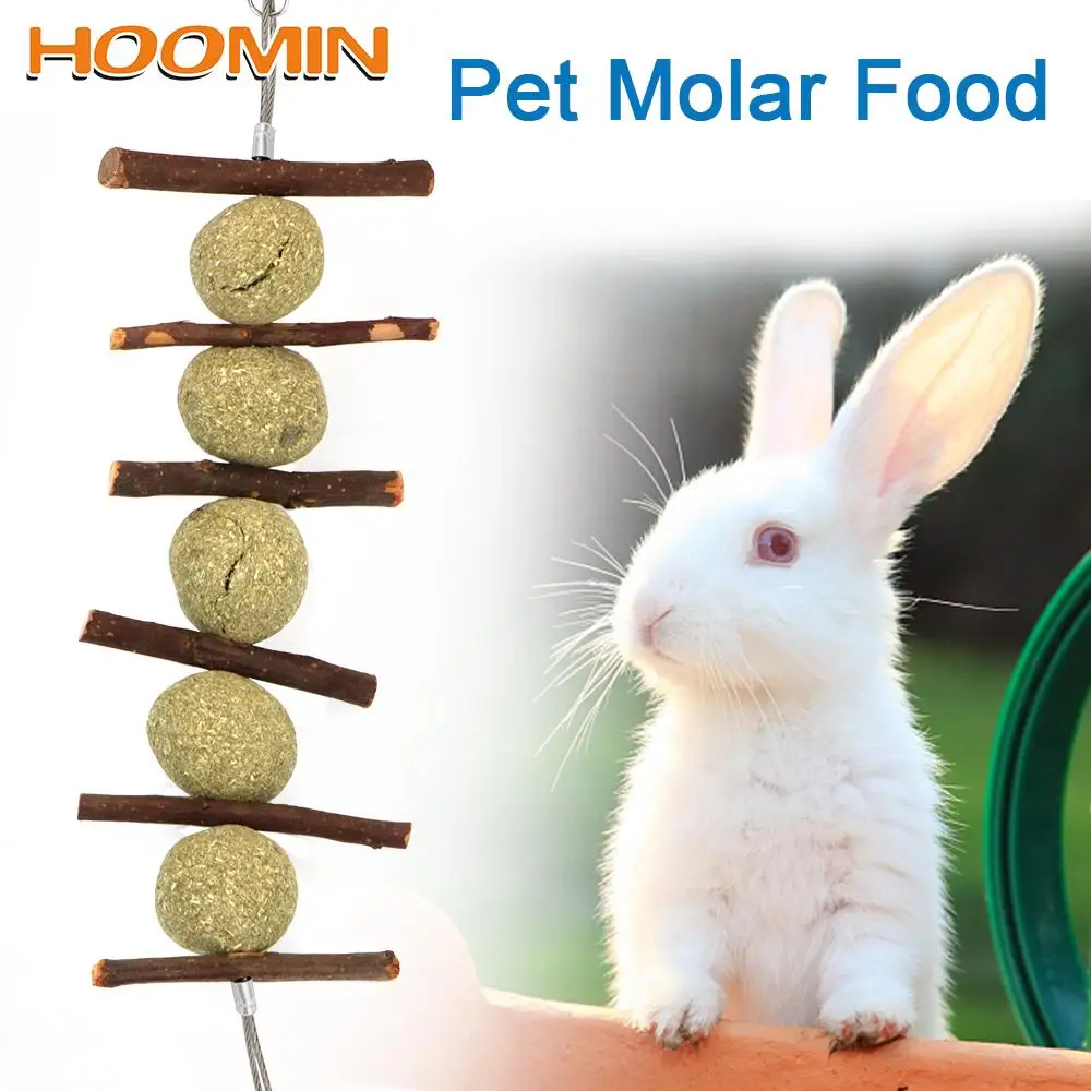 

Pet Chew Toy Carrot Shape For Hamster Rabbit Chinchilla Natural Promote Digestion Pet Teeth Grinding Toys Hanging Hay Ball