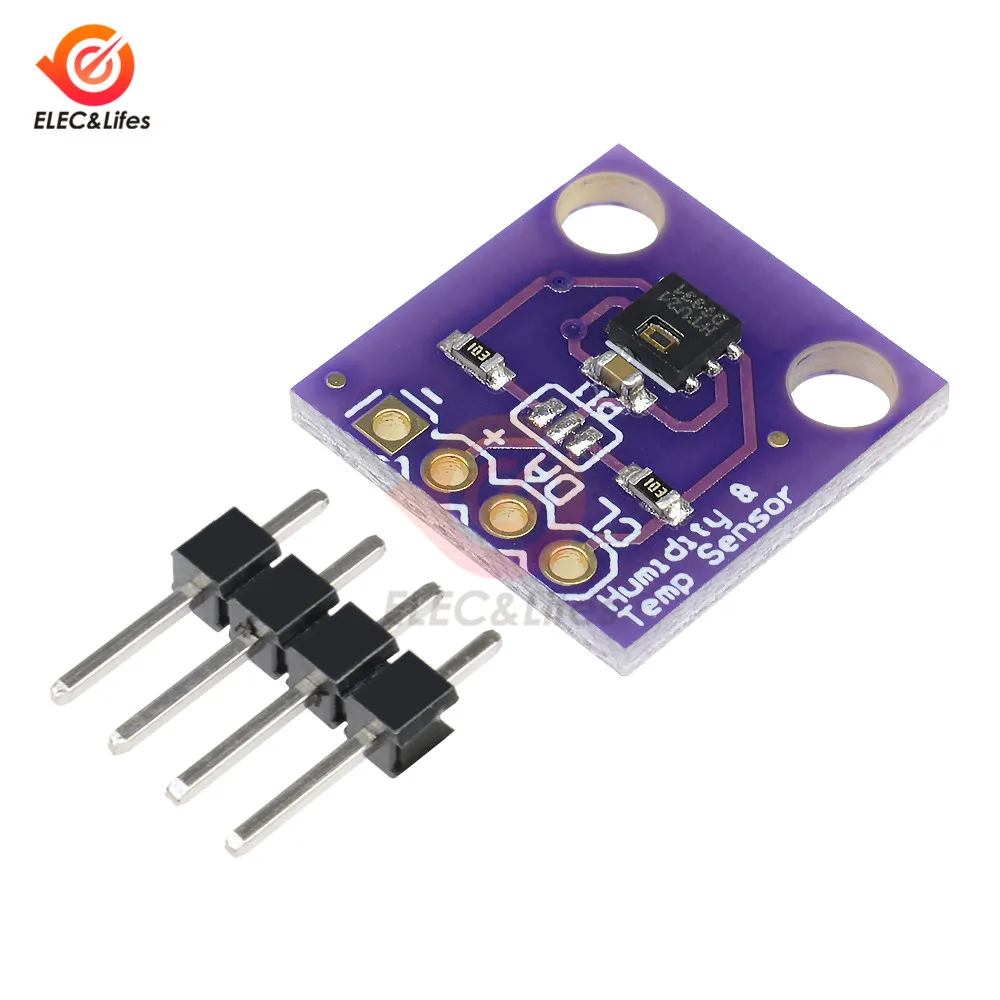 

GY-213V-HTU21D Highly Accurate Digital Temperature Humidity Sensor GY-213V-HTU21D I2C Replace SHT21 HDC1080 Module