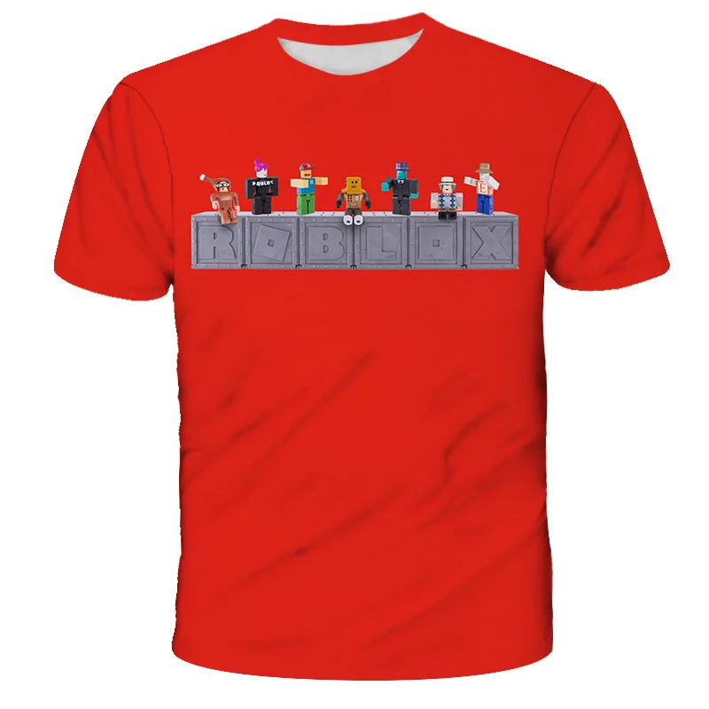 

Summer Children Clothes For Teenagers 3D Fashion Newest Kids Girls Gift Clothes Robloxing Boys T-Shirt Pullover Leisure Clothes