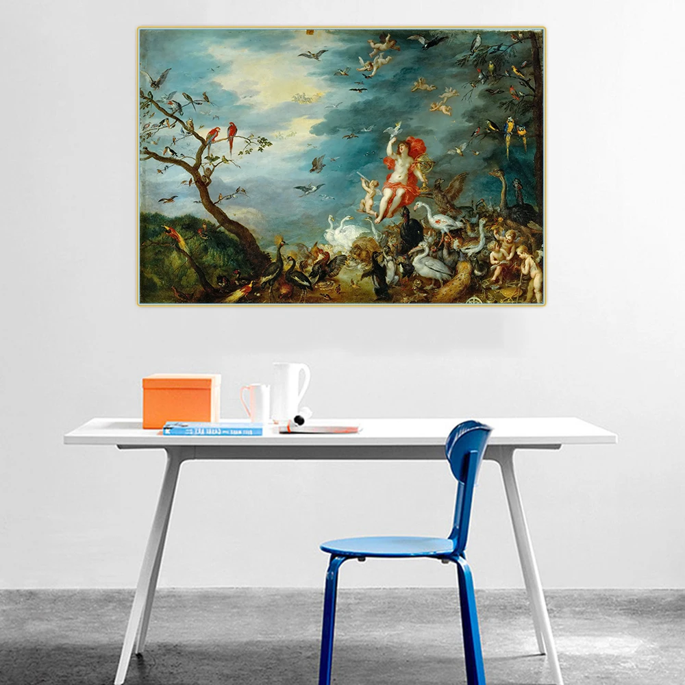 Citon Bruegel Pieter allegallegory of the air Canvas холст искусство Масляная живопись знаменитый