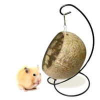 hamster toys guinea pig golden bear hanging nest cotton nest bedroom coconut shell nest swing shaker warm rattan nest