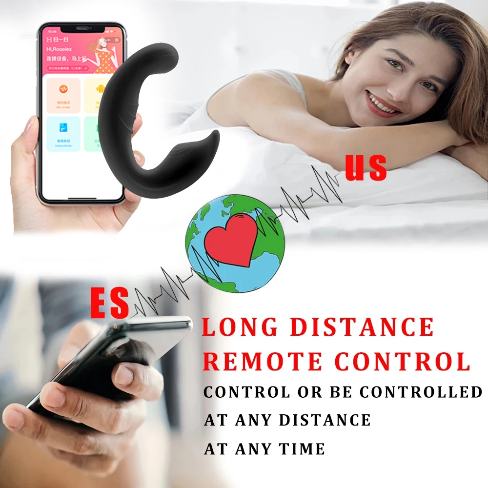 APP Control Anal Vibrator Prostate Massager Stimulator Vibrators Sex Toys For Men Remote Butt Plug Gay Masturbator | Красота и
