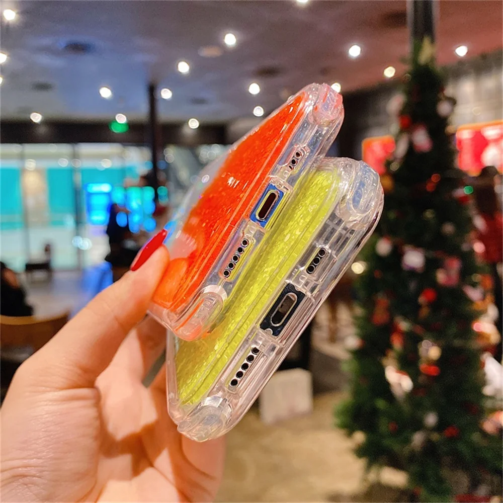 

Glitter Shockproof Bumper Phone Cases for iPhone 12 11 Pro Max SE 2020 Bling Back Cover Hybrid Armor Protection Fundas Women