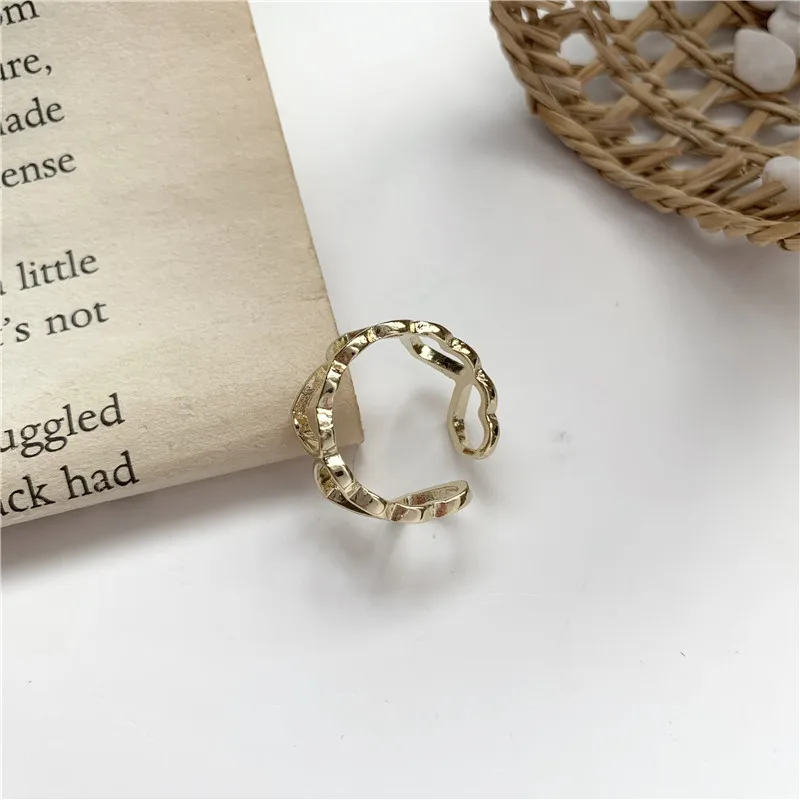 JOUVAL в Корейском стиле Новый кольцо с сердечком для Для женщин качества покрытием