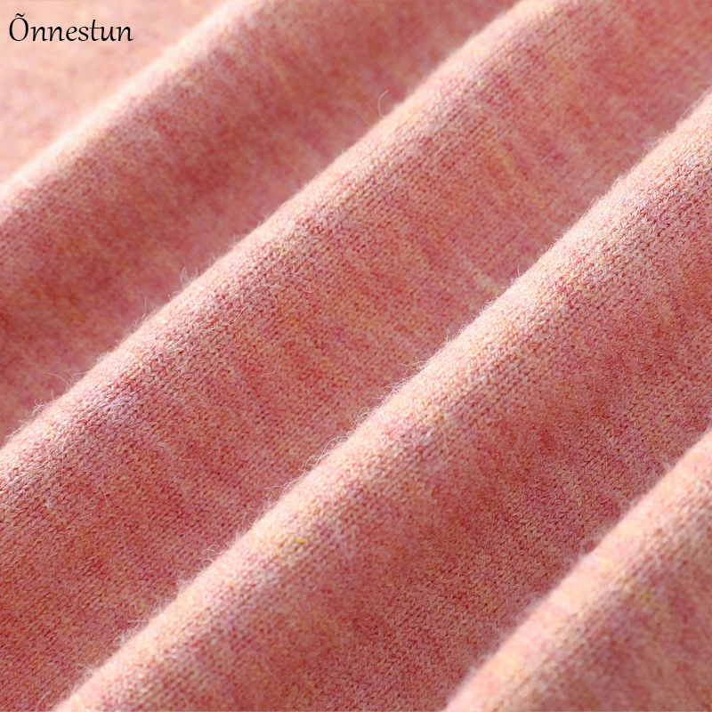 

Solid Sweater Woman New 2021 Autumn Spring Causal Knitwear Pullovers Women Clothes Crop Top Jumper Sweater For Woman